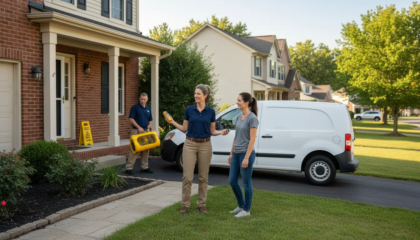 Residential water damage restoration in Weldona, CO